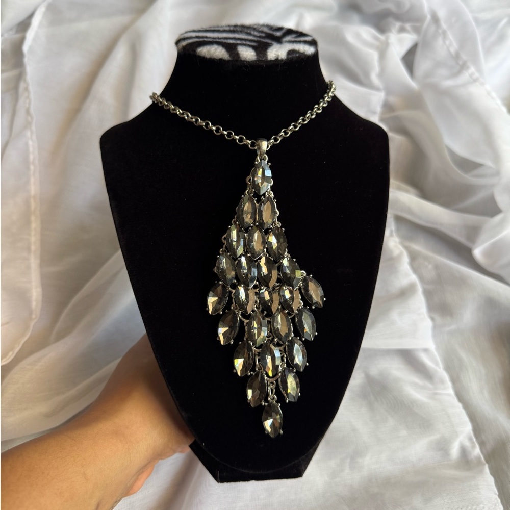 Chico’s Rhinestone Dangle Necklace